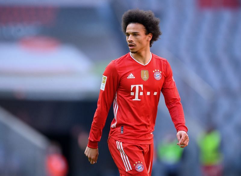 Leroy Sane put the PSG defense on the backfoot